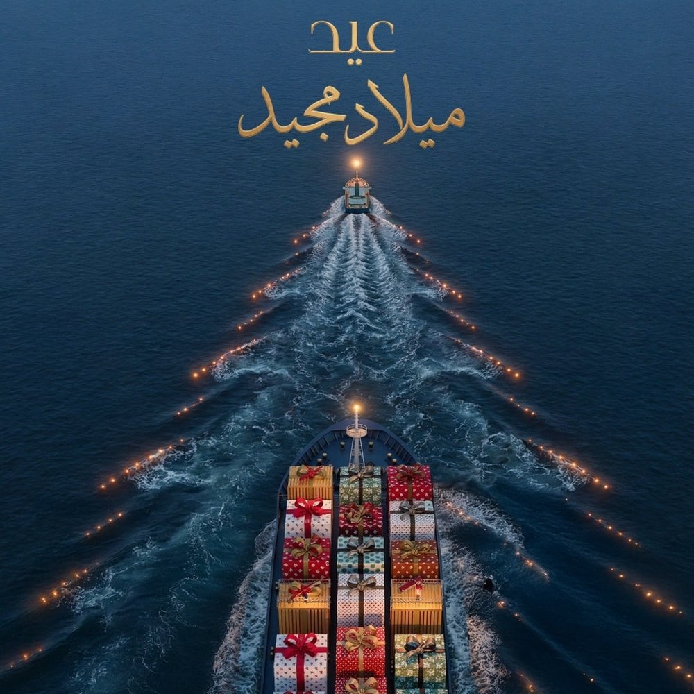 Argus Shipping — Christmas campaign (Arabic)