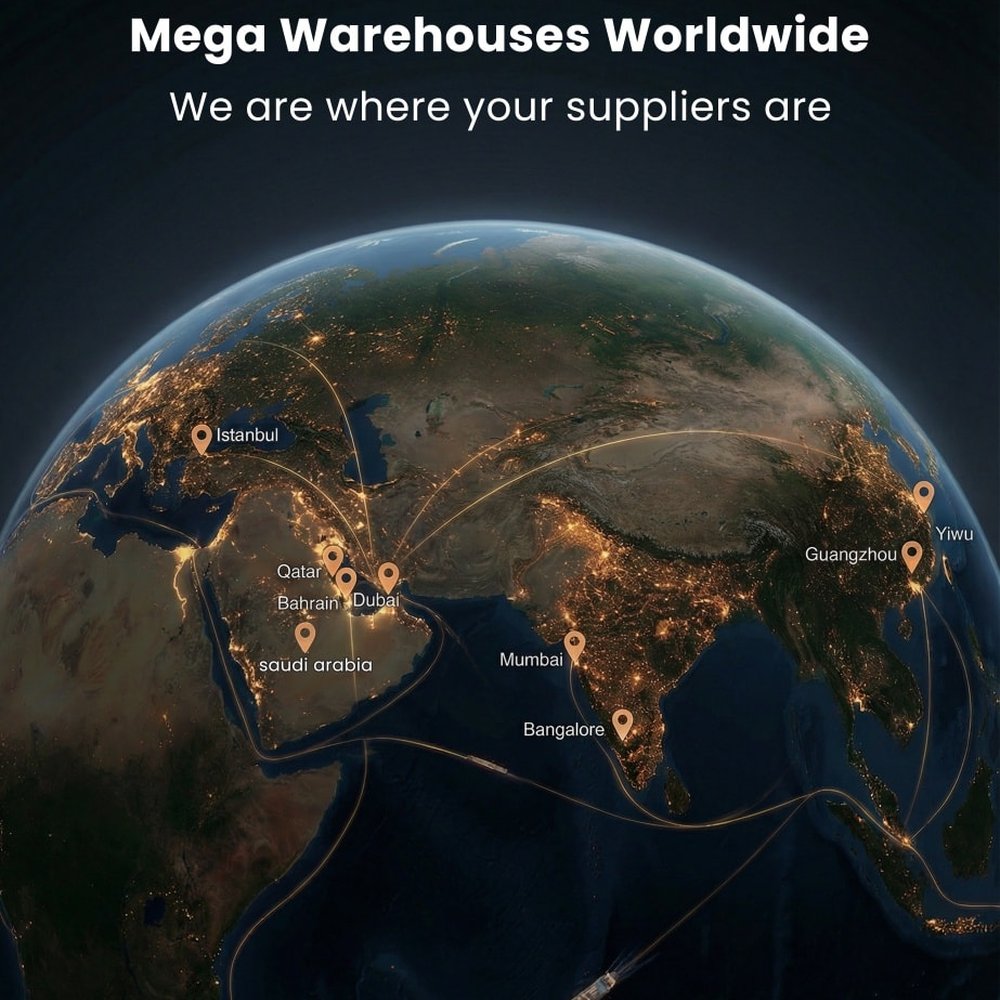 Argus Shipping — global supply chain map (English)